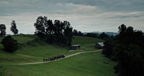  A still from the film 'King Coal' shows a funeral procession. The part-documentary, part-fable reflects on the legacy of coal in Central Appalachia, while looking to the future.