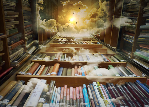 Memorial in a Library