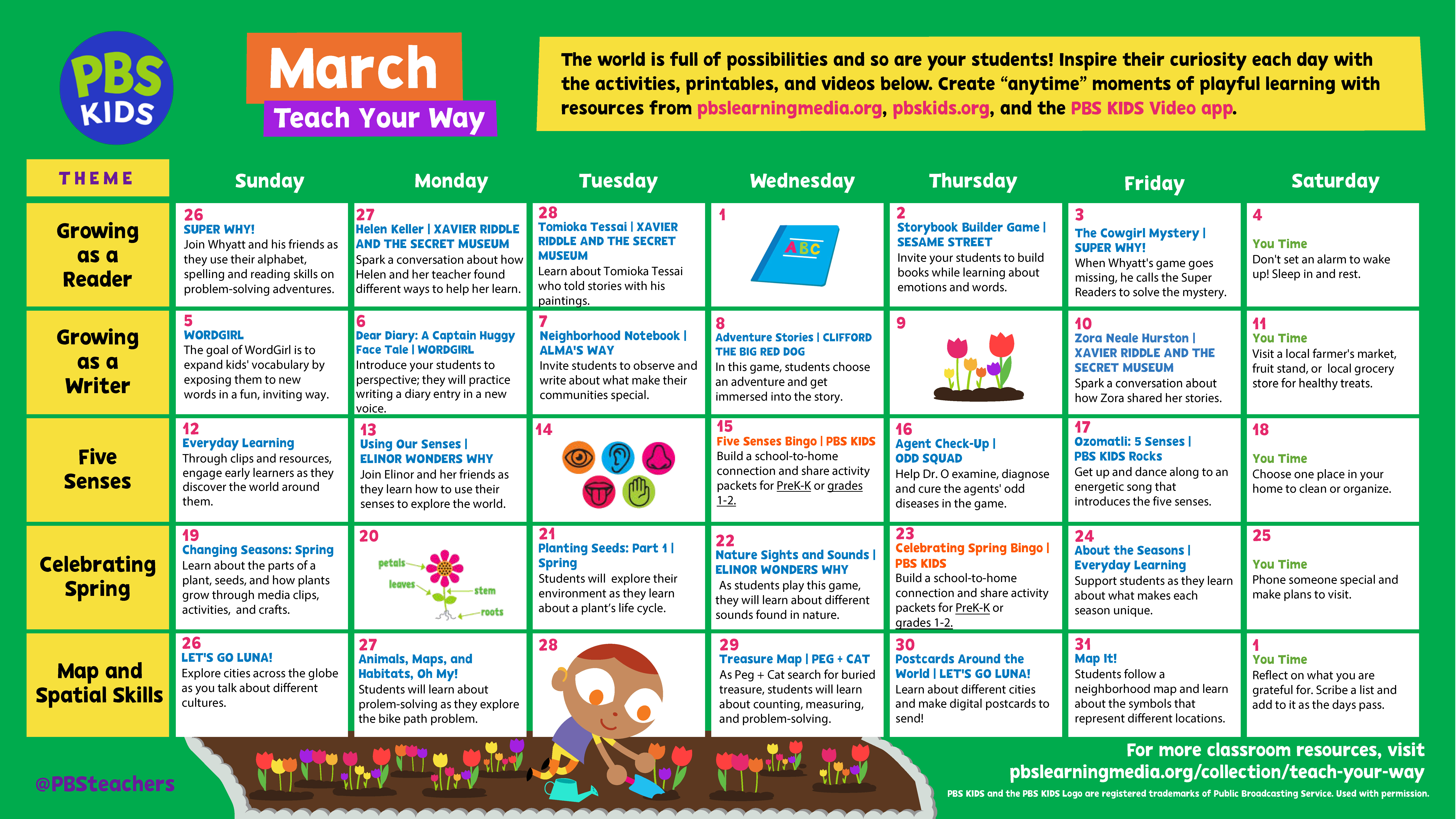 PBS kids March