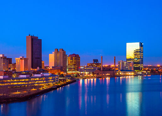 Toledo City Skyline