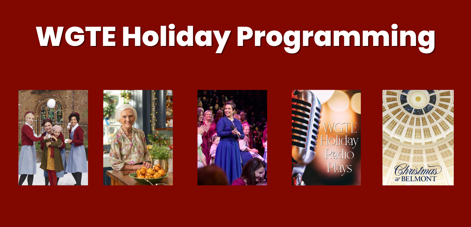 wgte holiday programming