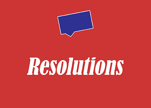 Resolutions