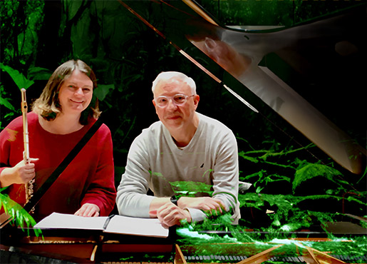 Miguel del Aguila and Rachel Clayton