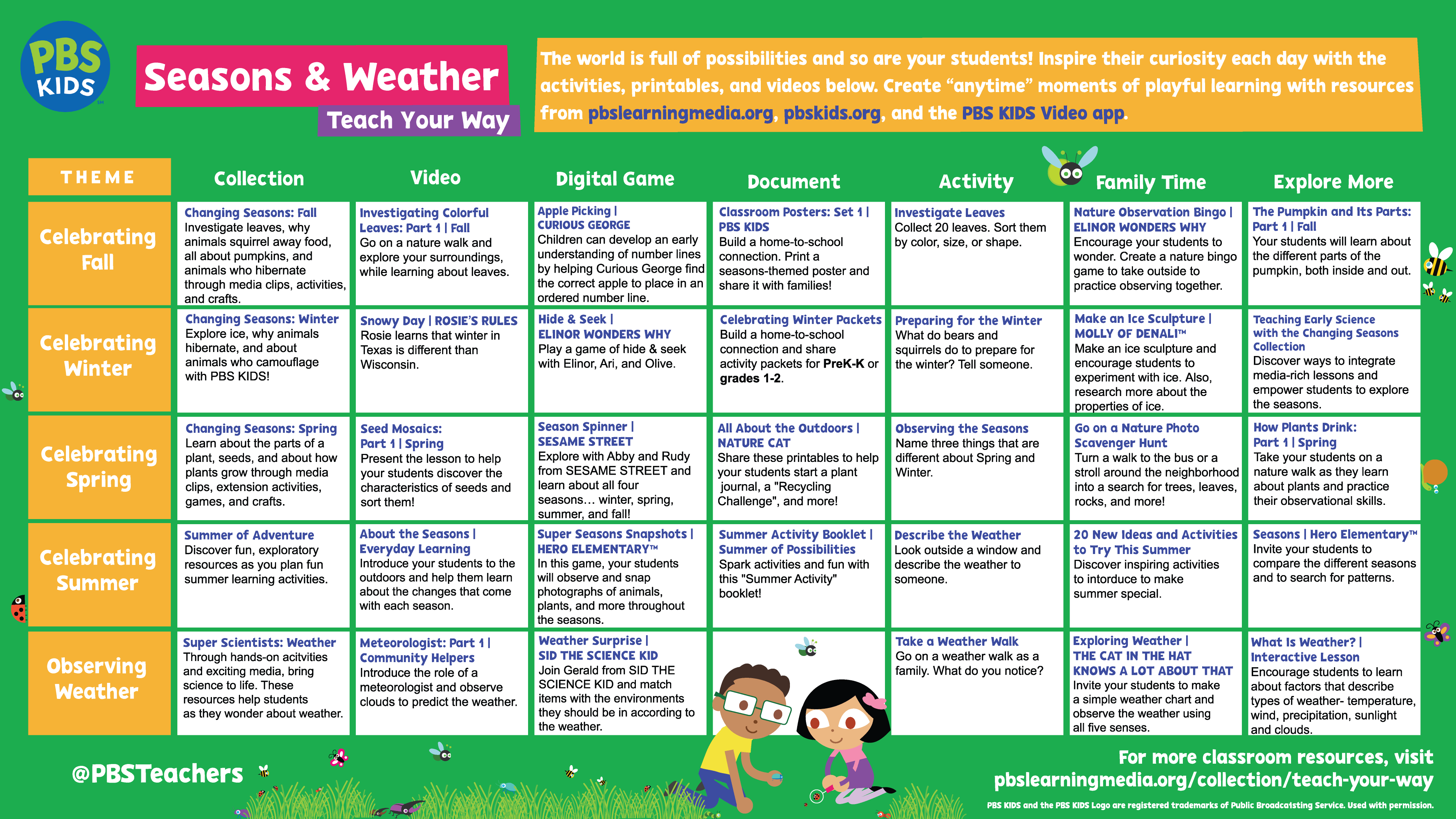 PBS KIDS Calendar