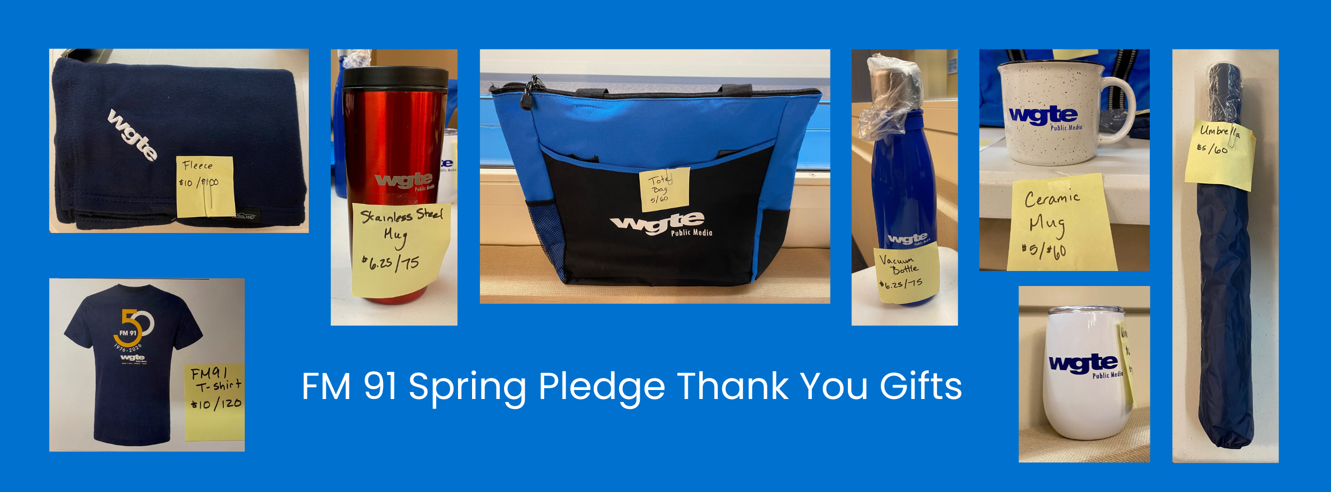 Spring Pledge Gifts
