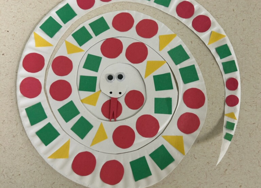 spiral cut paper plate 