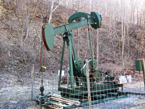  This oil well in eastern Licking County is one of 