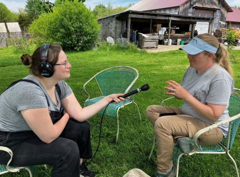 The Ohio Newsroom's Kendall Crawford (pictured) and Erin Gottsacker have spent the year traveling all over the state to report stories from Ohio's news deserts.