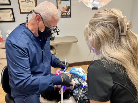 Hal Jeter has been practicing dentistry for nearly three decades. He says workforce shortages are hurting Appalachian Ohio. 
