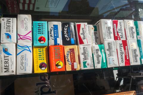  Cartons of cigarettes, including menthol cigarettes