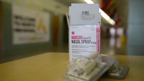 Narcan is an opioid antagonist in the form of a nasal spray. If used quickly, the drug can reverse the effects of an opioid overdose.
