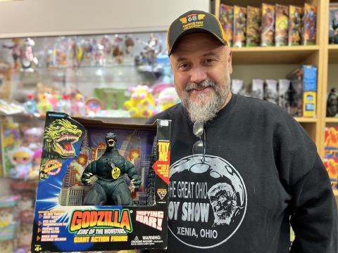 Vintage toy shop owner Rob Eldridge collects toys from his childhood. He says Ohio is the center of toy manufacturing history.