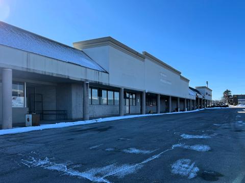 About half of the storefronts at the Tipp City Plaza are vacant. The city recently purchased the plaza with hopes of redeveloping it.