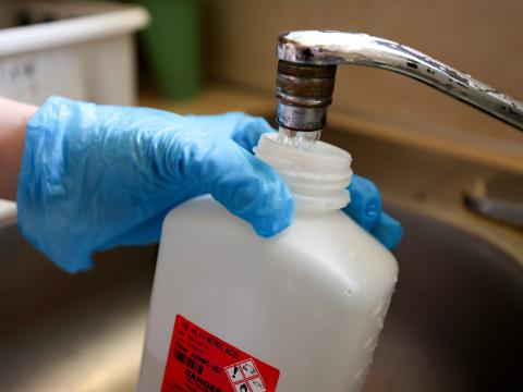 The Blade collected water samples from April, 2024, through January to test for radioactivity.
