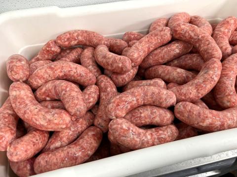 Carle's Market makes its Bucyrus bratwurst with a secret seasoning recipe.