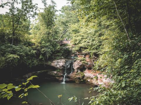 Tourism to Hocking Hills exploded during the pandemic. Years later, the number of people visiting the park remains high, says Karen Raymore, executive director of the Hocking Hills Tourism Association.