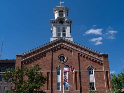 Athens City Hall is seen in Athens, Ohio, on Tuesday, June 22, 2021.