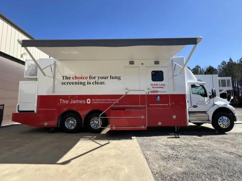 Ohio State University's mobile lung cancer screening unit aims to increase access to the preventive health care service in underserved parts of the state, like Meigs County.