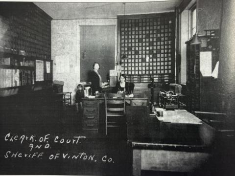 Maude Collins became Vinton County's sheriff in 1925. She was the first female sheriff in the state of Ohio.