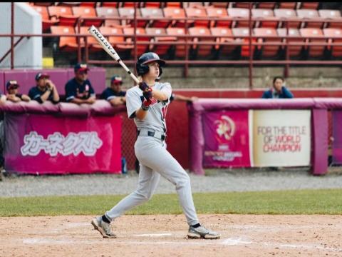London Studer was drafted by New York in the first round of the inaugural Women's Professional Baseball League draft.