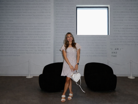 Yarenci Hernandez reported her abuse 13 years ago, but only now is her abuser facing justice. Pictured here at a Mother's Day event at her church, Hernandez says she's found a new life through her faith and her own family.