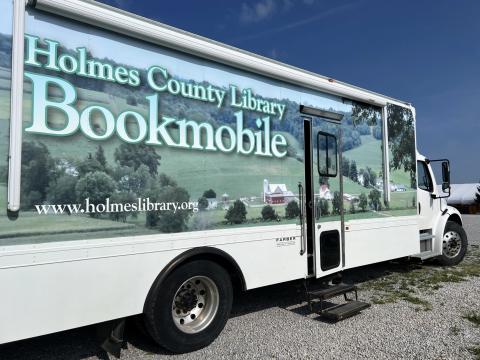 Holmes County started its bookmobile service in 1958. It's still popular today, delivering thousands of books to rural residents who can't easily reach the main library building.