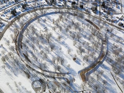Ohio is home to an estimated 500 earthworks, including the Great Circle Earthworks in Newark.