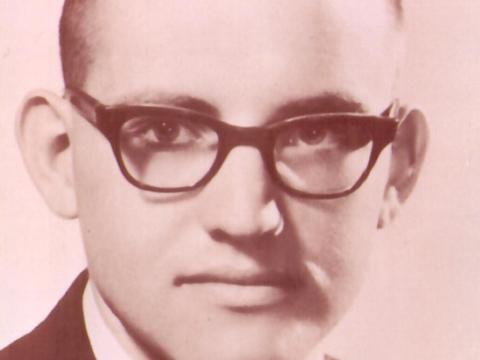 An undated photo of the young Reverend Bruce Klunder, a Presbyterian minister who worked with several civil-rights groups in Cleveland in the early 1960s and soon became well-known for his approach and leadership, especially in his role with the local chapter of CORE, the Congress on Racial Equality. He was originally born in Colorado and received his divinity degree from Yale Divinity School.