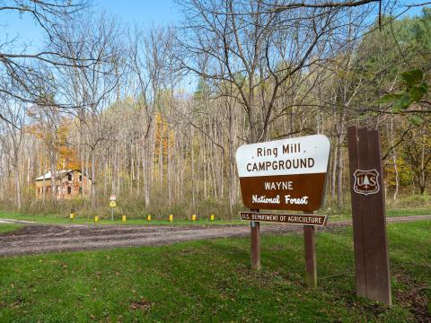 Nearly 3,000 acres of land in the Wayne National Forest was auctioned off on Tuesday.