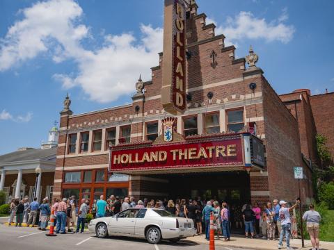 The Holland Theatre screened "Union County", a movie filmed in the area, in May.