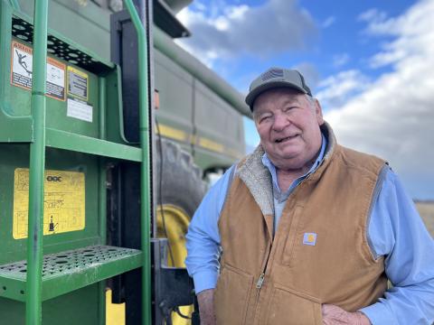 Len Vonderhaar has no plans to retire from farming. He uses assistive technology from AgrAbility to stay out in the field.