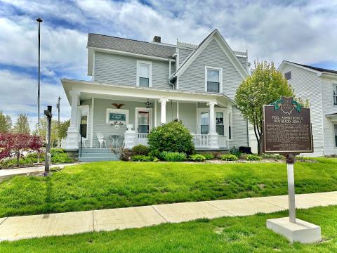 Neil Armstrong grew up on West Benton St. in Wapakoneta, Ohio.